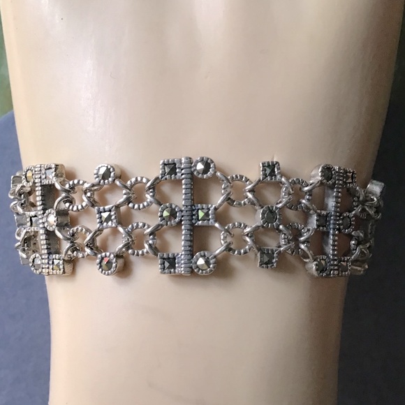 Boma Jewelry - Ornate Sterling Silver Bracelet